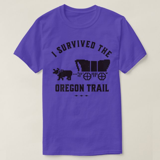 T-shirt J'ai survécu à la piste de l'Oregon (Design devant)