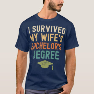 T-shirt J'ai survécu à la remise des diplômes de licence d