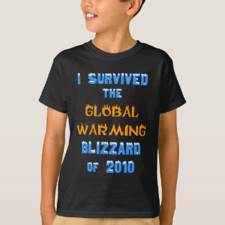 T-shirt J'ai survécu à la tempête de neige de