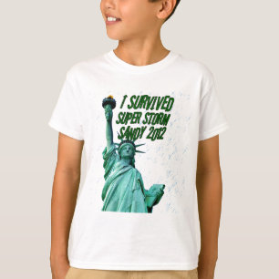 T-shirt J'ai survécu à la tempête Sandy, 2012_