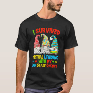 T-shirt J'ai survécu à l'apprentissage virtuel avec mon gn