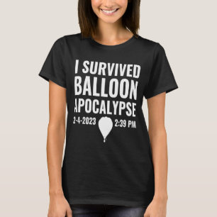 T-shirt J'ai survécu à l'espionnage chinois de l'Apocalyps