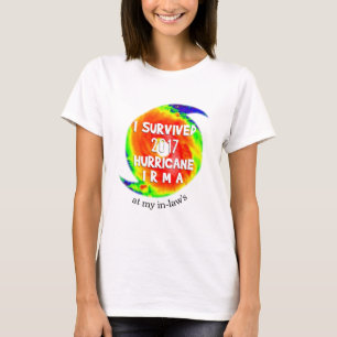 T-shirt J'AI SURVÉCU À L'HURRICANE IRMA à votre endroit
