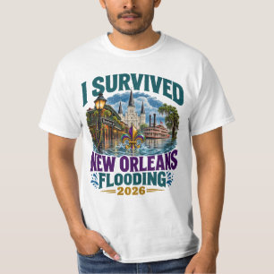 T-shirt J'ai survécu à l'inondation de La Nouvelle-Orléans