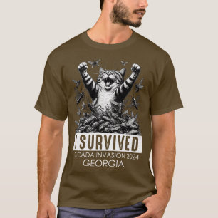 T-shirt J'Ai Survécu À L'Invasion Du Canada 2024 Géorgie