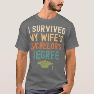 T-shirt J'ai survécu à l'obtention du baccalauréat de ma f