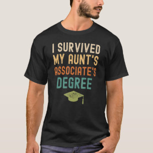 T-shirt J'ai survécu à l'obtention d'un diplôme d'associé