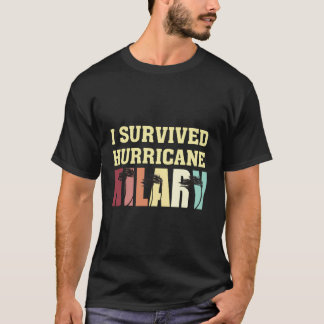 T-shirt J'ai survécu à l'ouragan Hilary Shirt Survivor