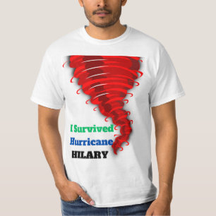 T-shirt j'ai survécu à l'ouragan hillary