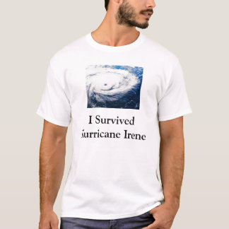 T-shirt J'ai survécu à l'ouragan Irène