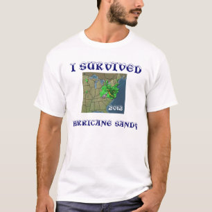 T-SHIRT J'AI SURVÉCU À L'OURAGAN SANDY