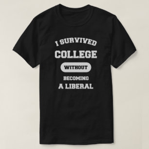 T-shirt J'ai survécu à l'université sans devenir un