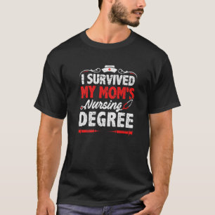 T-shirt J'ai survécu à mon fils de diplôme d'études supéri