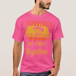 T-shirt J'Ai Survécu À Mon Premier Parapente Skydive