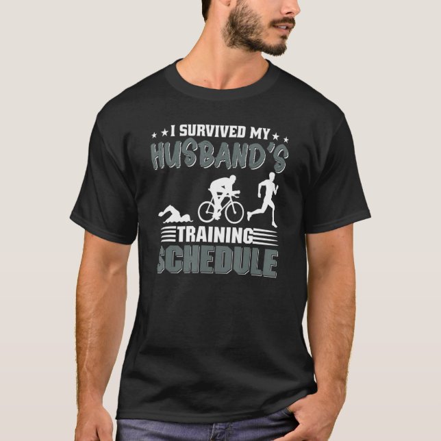 T-shirt J'Ai Survécu À Mon Programme D'Entraînement En Tri (Devant)