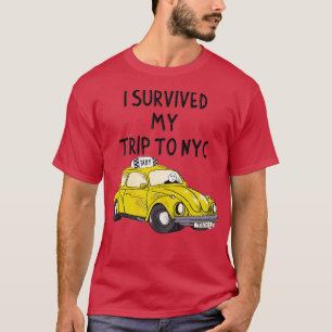 T-shirt J'Ai Survécu À Mon Voyage À Nyc