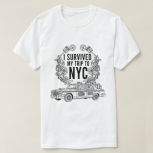 T-shirt J'ai survécu à mon voyage au Tee graphique des eng