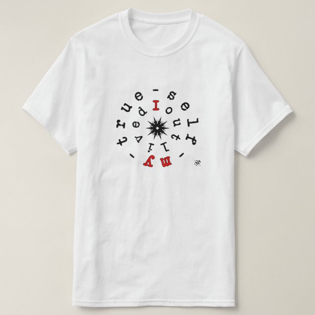 T-shirt J'ai Survécu à Mon Vrai Moi – Maxime Existentielle (Design devant)