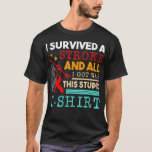 T-shirt J'Ai Survécu À Une Attaque Et Tout Ce Que J'Ai Eu<br><div class="desc">J'Ai Survécu À Une Attaque Et Tout Ce Que J'Ai Obtenu Était Ce Stupide .twitter, drôle, Twitter, oiseau, médias sociaux, animal, hashtag, instagram, mème, facebook, internet, en ligne, mèmes, animal de compagnie, politique, président, trump, tweets, animaux, chats, mignons, kawaii, animaux domestiques, politiques, tumblr, noirs, noirs, bleus, noirs, cool, noirs, geek,...</div>