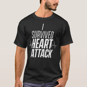 T-shirt J'ai survécu à une crise cardiaque Survivor Infarc