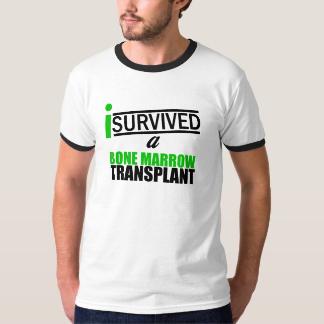 T-shirt J'ai survécu à une greffe v3 de moelle (Devant)