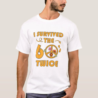 T-shirt J'Ai Survécu Au Bi Classique Des Années 60, Deux F