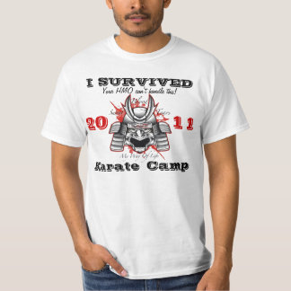 T-shirt J'ai survécu au camp de karaté