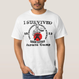 T-shirt J'ai survécu au camp de karaté