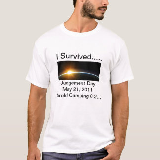 T-SHIRT J'AI SURVÉCU AU JOUR DU JUGEMENT DERNIER