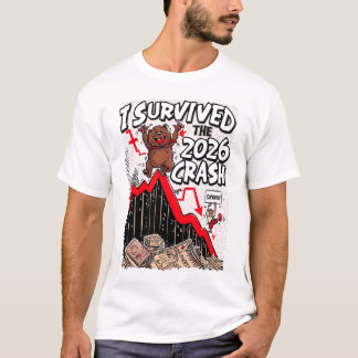 T-shirt J'ai survécu au krach de 2026