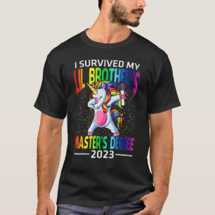 T-shirt J'ai Survécu au Master de Mon Petit Frère 2023 U
