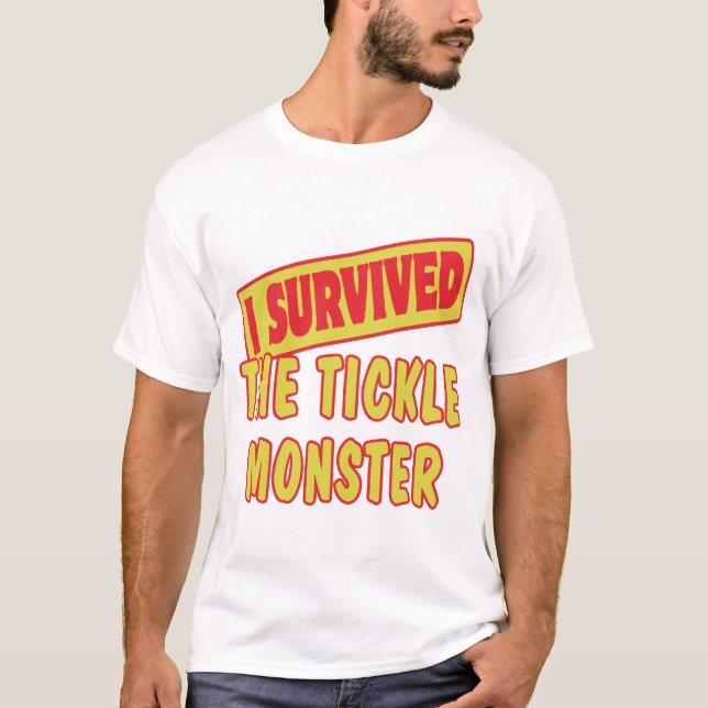 T-SHIRT J'AI SURVÉCU AU MONSTRE DE BILLETS (Devant)
