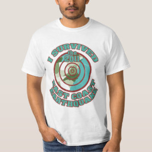T-shirt J'ai survécu au tremblement de terre 2011 de Côt