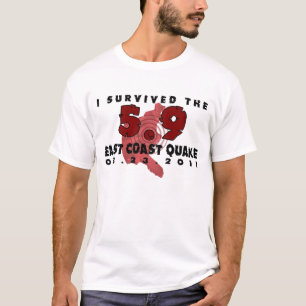 T-shirt J'ai survécu au tremblement de terre 2011 de Côt