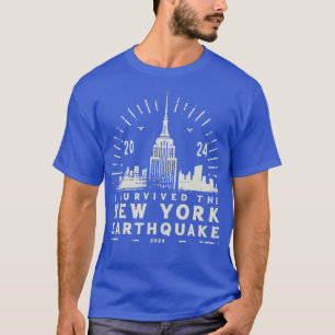 T-shirt J'Ai Survécu Au Tremblement De Terre À New York TS