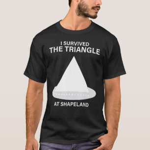 T-shirt J'Ai Survécu Au Triangle De Shapeland