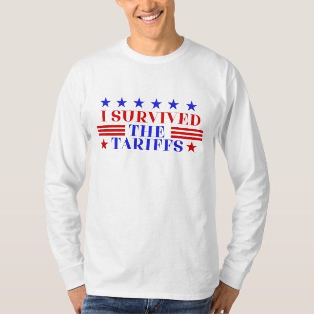 T-SHIRT J'AI SURVÉCU AUX TARIFS (Devant)