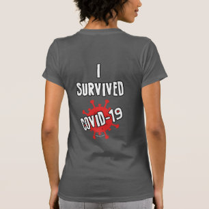 T-SHIRT J'AI SURVÉCU COVID-19