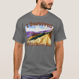 T-shirt J'ai survécu Old Fall River Road Rocky Mt National