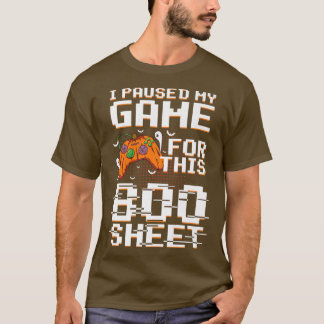 T-shirt J'Ai Suspendu Mon Jeu Pour Ce Citrouille De Feuill