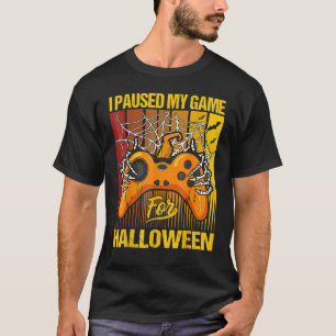 T-shirt J'Ai Suspendu Mon Jeu Pour Halloween Cool Jeu Hall
