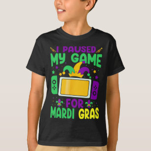 T-shirt J'Ai Suspendu Mon Jeu Pour Mardi Gras Video Gamer 