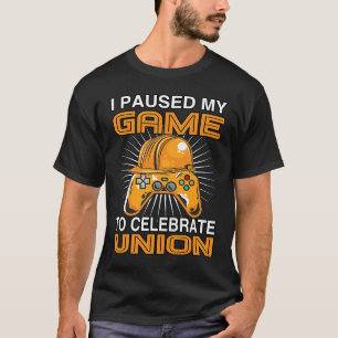 T-shirt J'Ai Suspendu Mon Syndicat De Jeu Forte Union Fièr