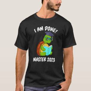T-shirt J'ai terminé Master 2023 Master