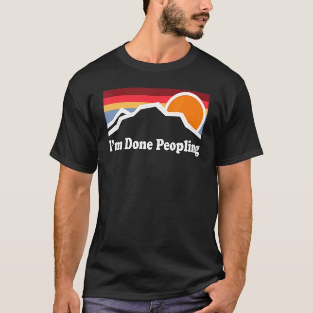 T-shirt J'ai terminé Peopling 1 (Devant)