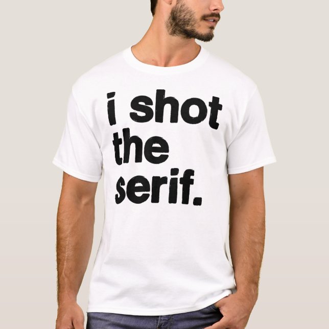T-shirt j'ai tiré l'empattement (Devant)