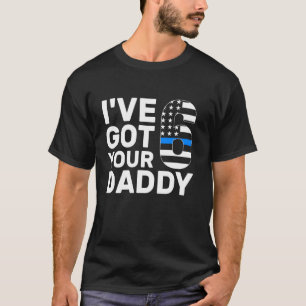 T-shirt J'ai ton 6 Papa Policier Papa Flic Fa