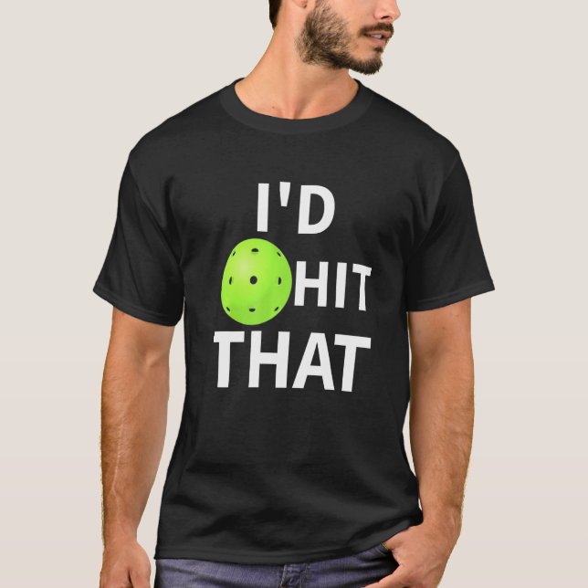 T-shirt J'Ai Touché Ce Pickleball (Devant)