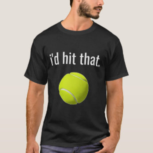 T-shirt J'Ai Touché Cette Chemise De Tennis Drôle Don Tenn