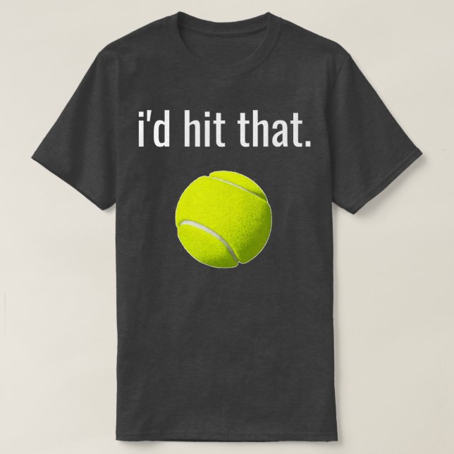 T-shirt J'Ai Touché Cette Chemise De Tennis Drôle Drôle Ca (Design devant)